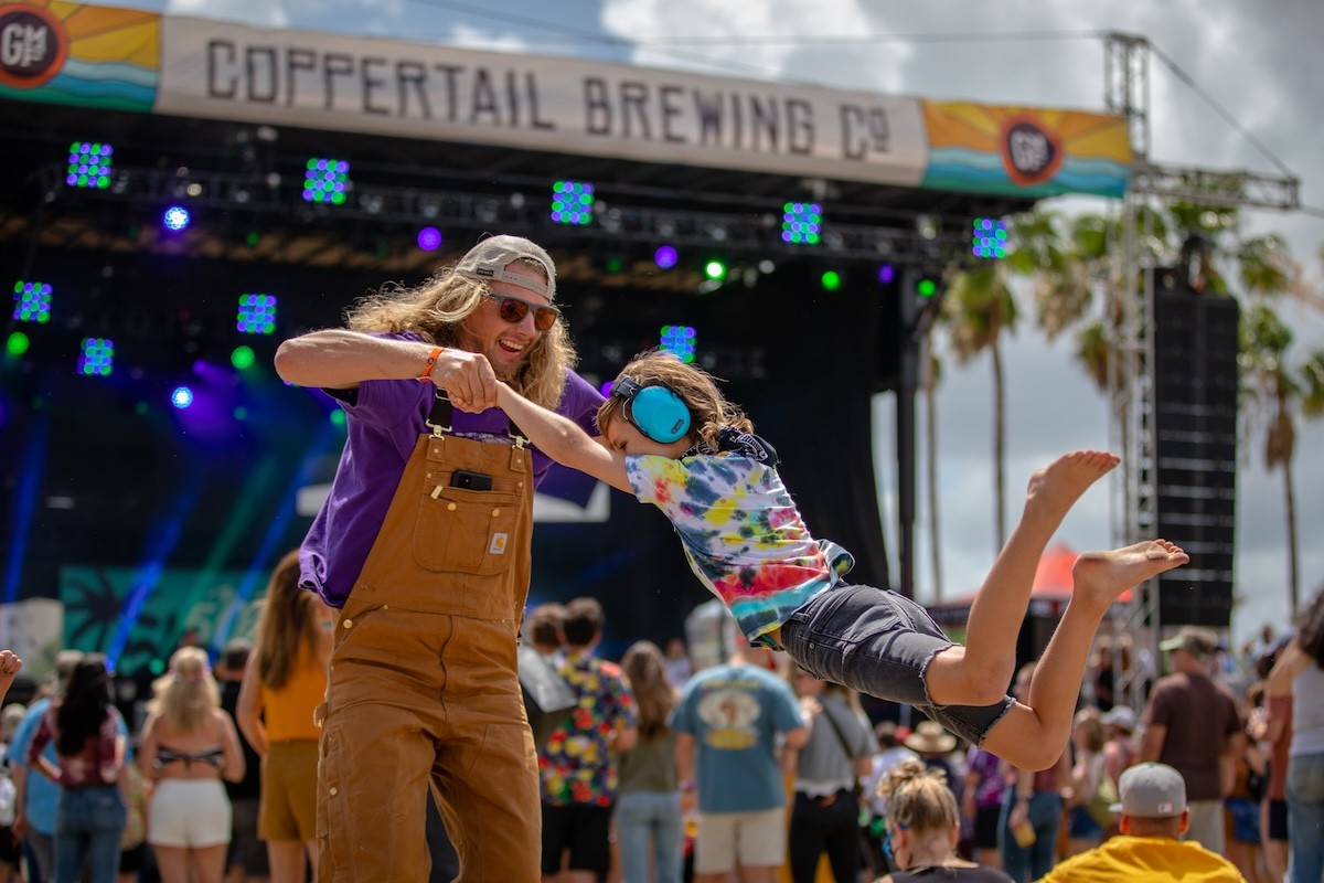 A generation of kids has already grown up at the Gasparilla Music Festival.  - Photo by Dylan Wallace c/o Gasparilla Music Festival