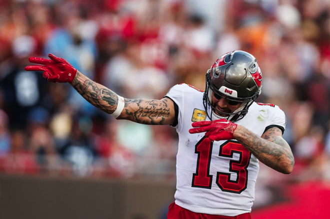 Mike Evans, a five-time Pro Bowler was slated to hit the market when free agency begins next week. - Photo by Kyle Zedaker/Tampa Bay Buccaneers