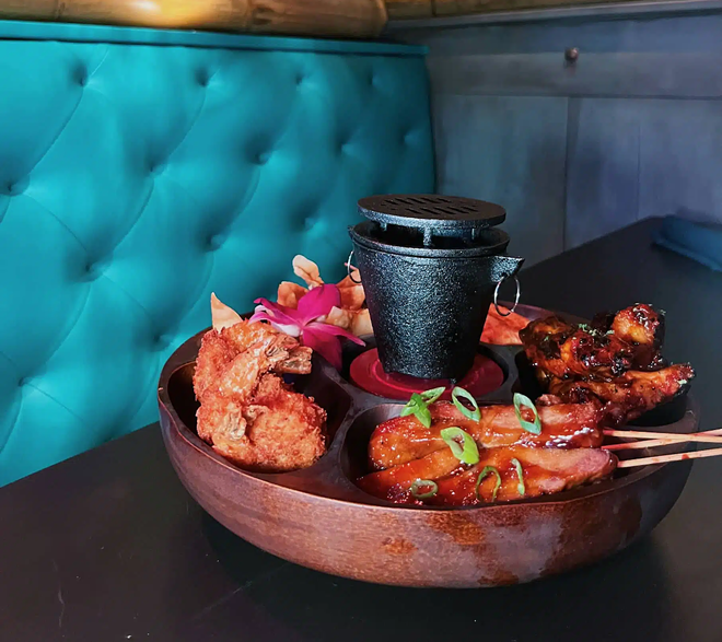 Don the Beachcomber's menu is equally as impressive, and it’s recommended that first timers order the pupu platter. - Photo via Don the Beachcomber