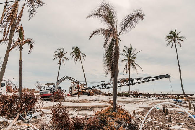 Cleanup in Ft. Myers after Hurricane Ianon Sept. 29, 2022. - Photo by Chandler M. Culotta