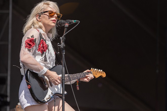 Molly Rankin of Alvvays, which plays The Ritz in Ybor City, Florida on May 1, 2024. - Tracy May