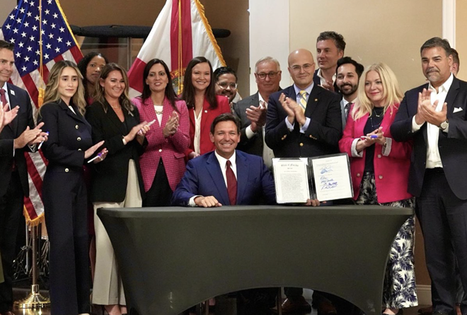 Florida Gov. DeSantis signs bill raising minimum age for strippers