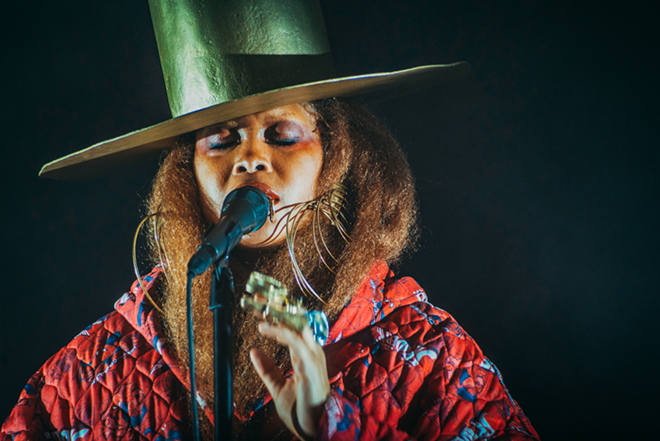 Erykah Badu, who plays Central Florida Fairgrounds in Orlando, Florida on June 14, 2024. - Photo by Jess Phillips