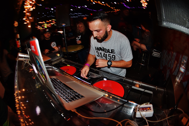 DJ Flaco plays Ol' Dirty Sundays at Crowbar in Ybor City, Florida on November 5, 2017. - Photo by Brian Mahar