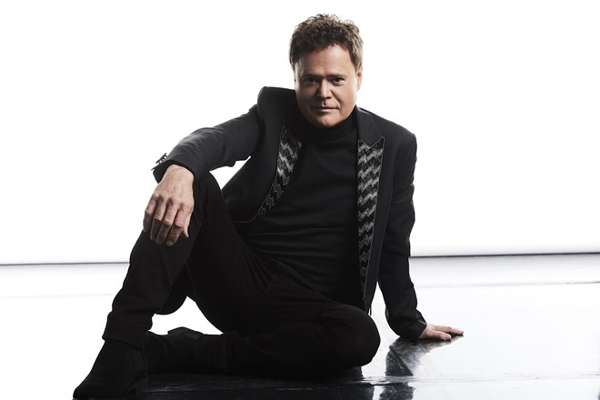 Donny Osmond, who played Hard Rock Event Center in Tampa, Florida on July 25, 2024. - Photo via donnyosmond/Twitter