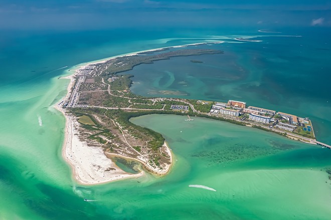 In the 1960s, a developer envisioned turning Honeymoon Island into a dredge-and fill subdivision with housing for 16,000. - Photo via art4you1/Shutterstock