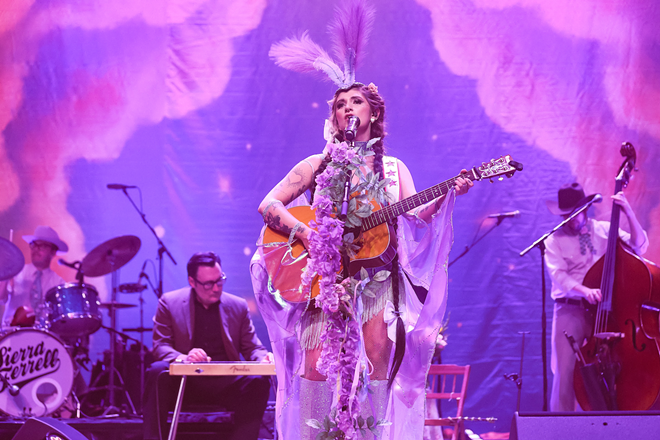 Sierra Ferrell plays the Ryman Auditorium in Nashville, Tennessee in May 2024. - Photo by Bobbi Rich