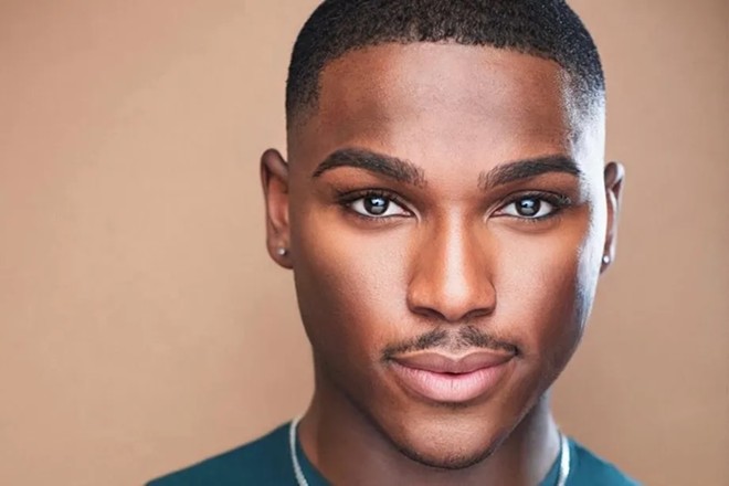 Tavis Kordell plays Jerry/Daphne in 'Some Like It Hot," which comes to David A. Straz Center for the Performing Arts in Tampa, Florida Dec. 11-15, 2024. - Tavis Kordell headshot