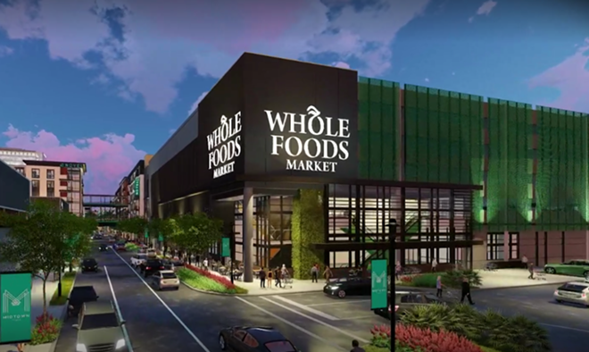 Renderings for the Midtown Tampa's Whole Foods at 3740 Midtown Dr. - Photo via MidTown