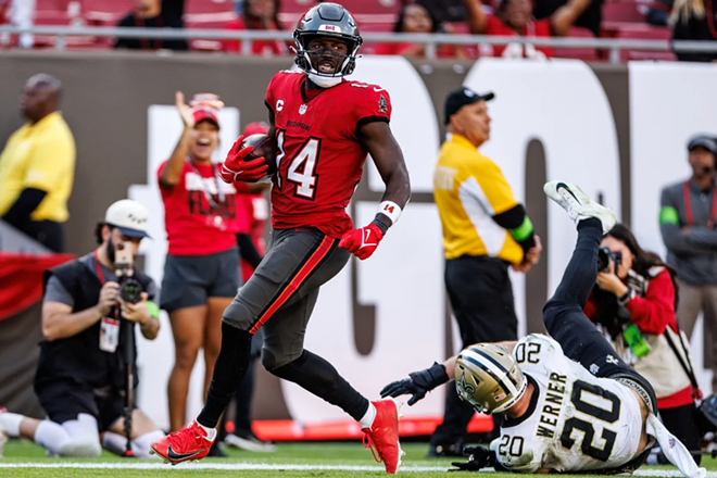 Tampa Bay Buccaneers wide receiver Chris Godwin. - Photo via Tampa Bay Buccaneers