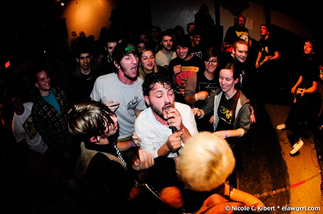 Single Mothers plays Transitions Art Gallery at the Skatepark of Tampa, Florida on Nov.19, 2012. - Photo by Nicole Kibert/elawgrrl.com