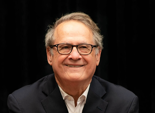 Gary Mormino, who speaks at First Presbyterian Church in St. Petersburg, Florida on Sept. 18, 2024. - Photo by Deanna Salt