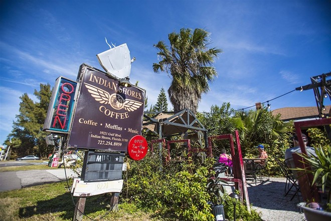 Indian Shores Coffee at at 19221 Gulf Blvd. in Indian Shores, Florida. - Photo via StPetersburgClearwaterFilmCommission/Facebook