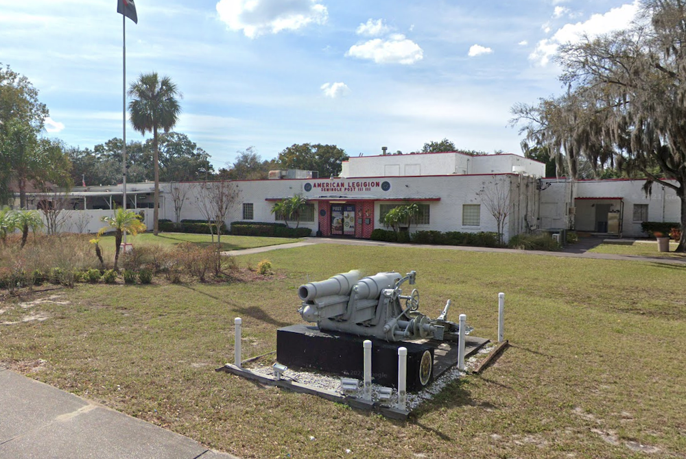 The American Legion Seminole Post 111 in Tampa, Florida.