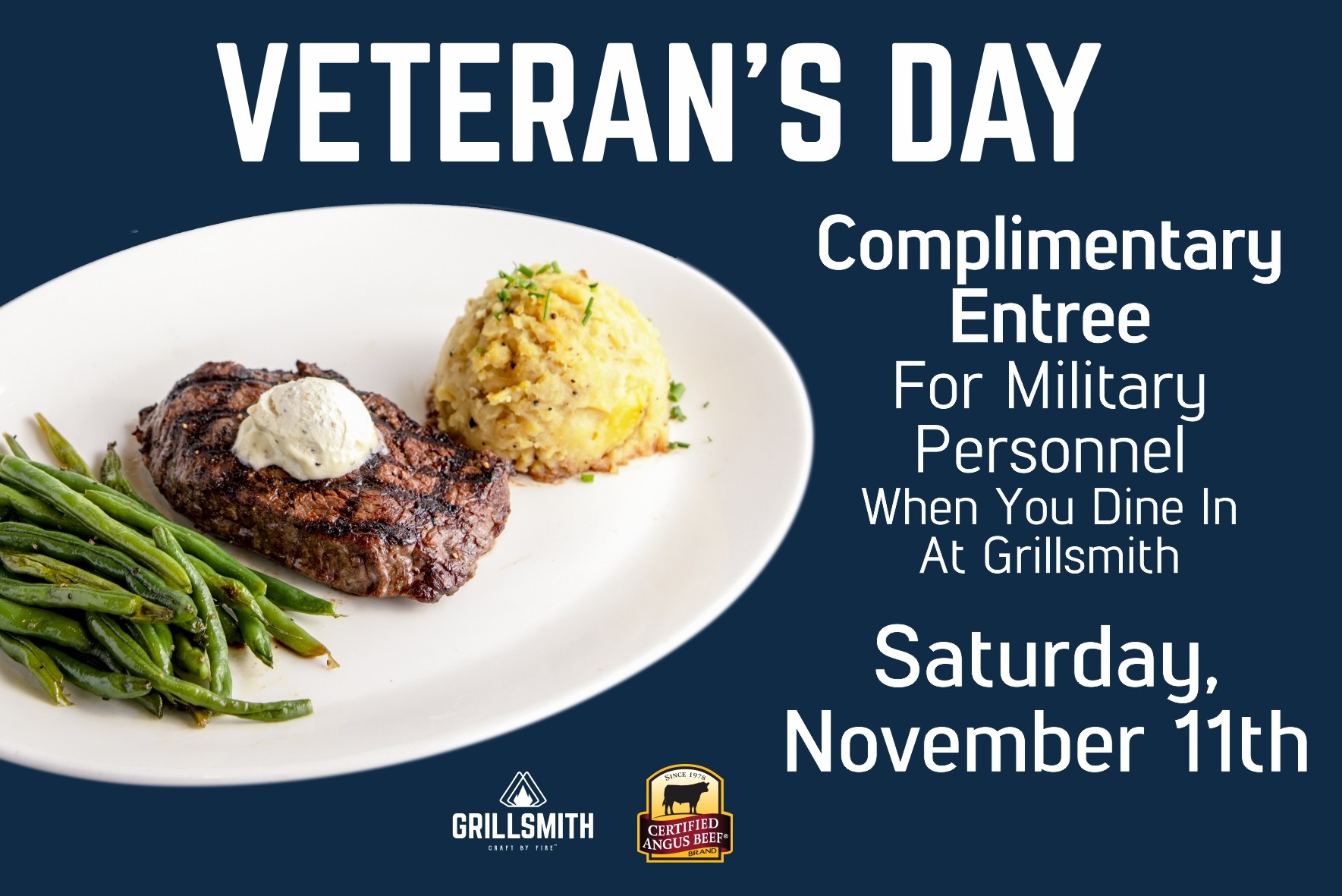 Arthur Adams Kabar Veterans Day Free Meals Tampa Fl