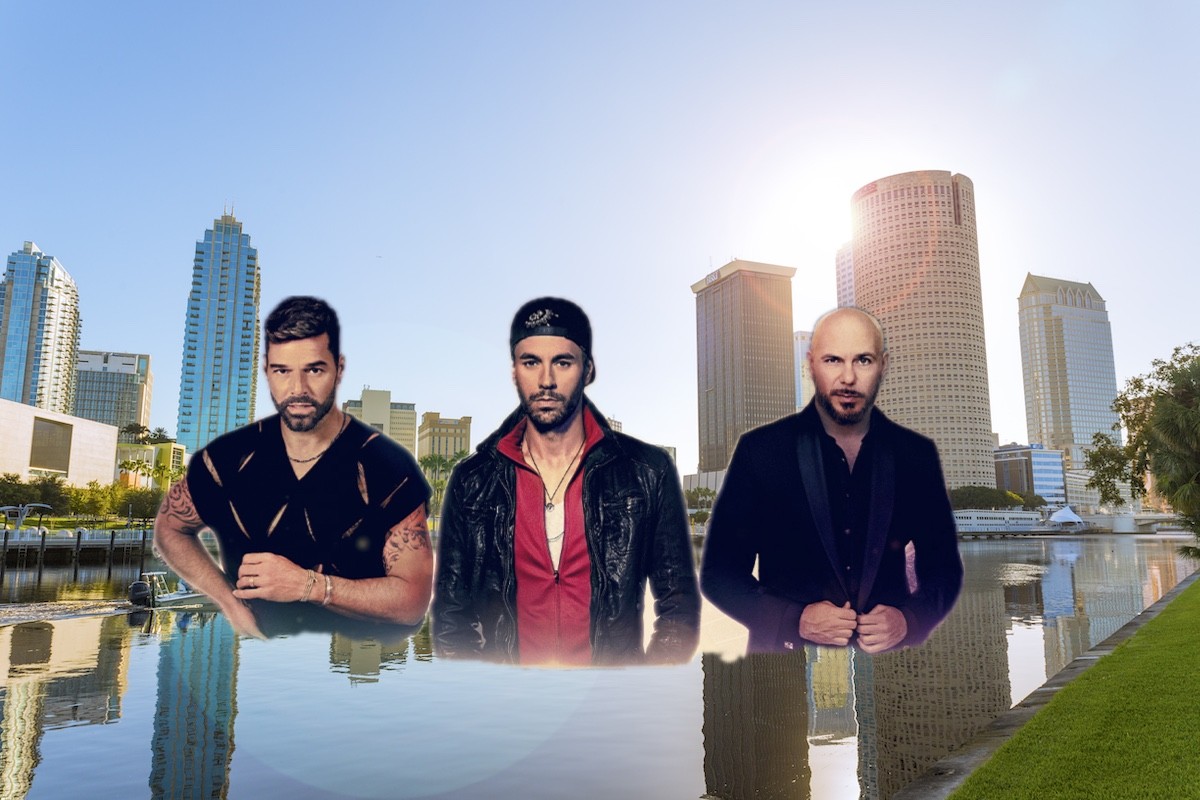 Enrique Iglesias, Ricky Martin and Pitbull are playing Tampa together