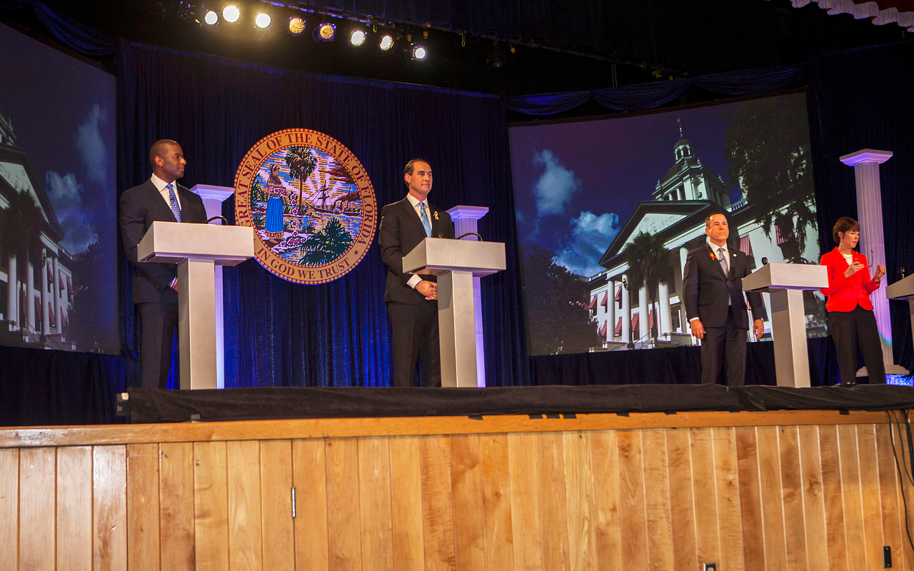 Second debate between Florida gubernatorial candidates turns contentious