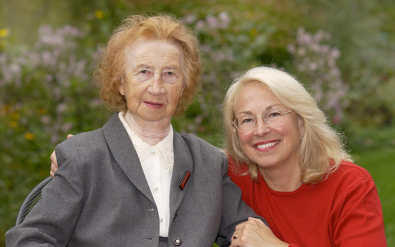 Barbara Rylko-Bauer and her mother, Jadwiga Lenartowicz Rylko.