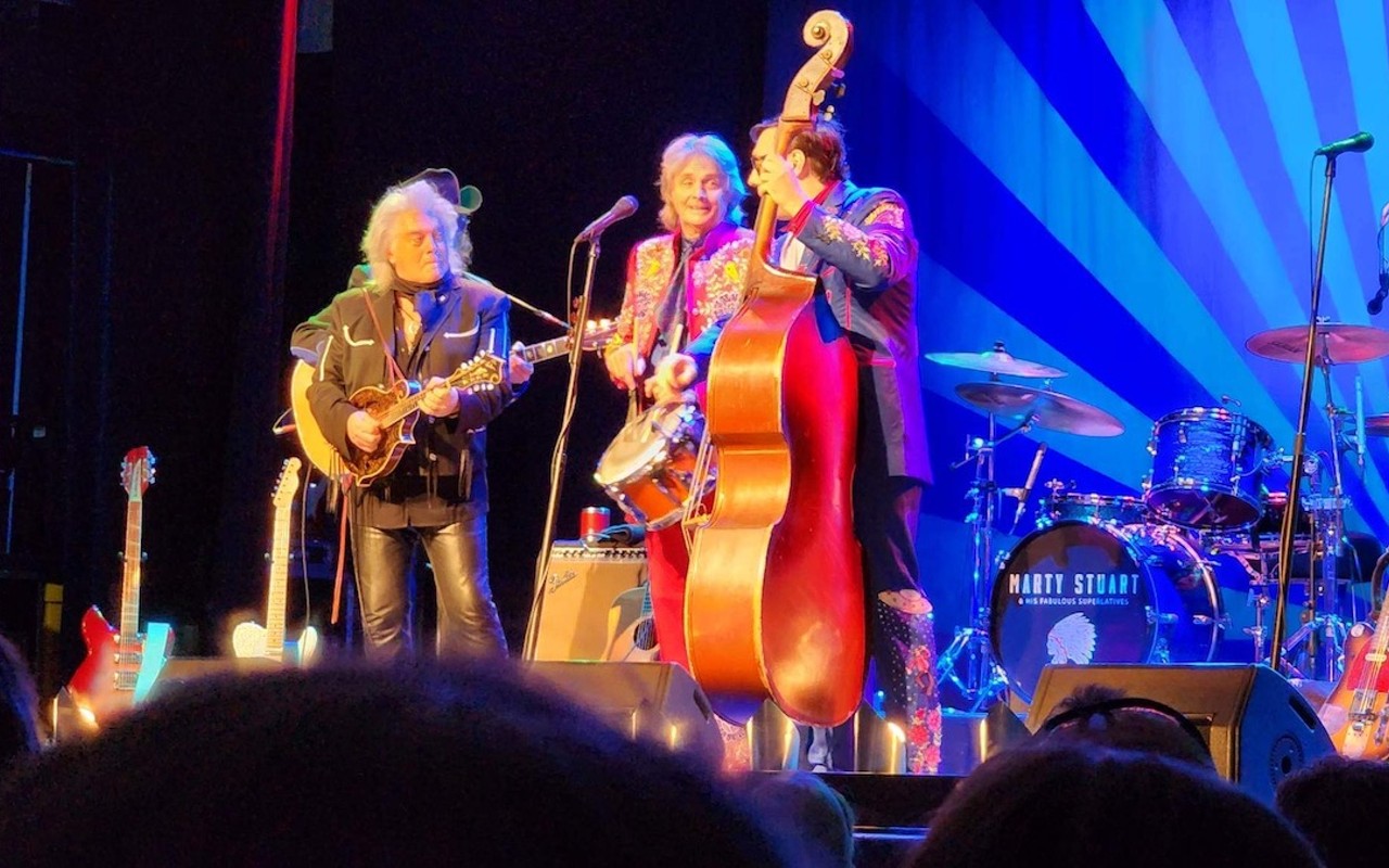 Marty Stuart and the Fabulous Superlatives play Nancy and David Bilheimer Capitol Theatre in Clearwater, Florida on Feb. 17, 2023