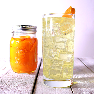 On the Sauce: Orange Peel-Infused Gin Cocktail
