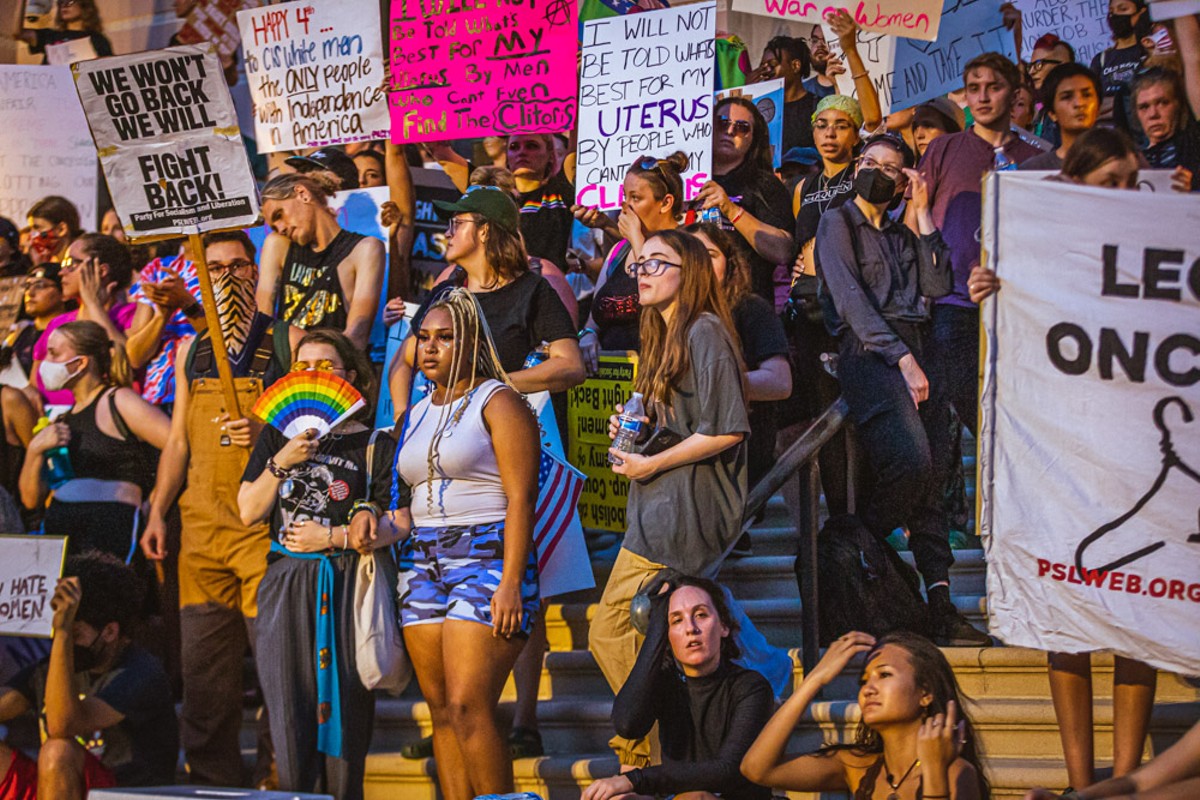 Photos Hundreds of prochoice activists march through St. Pete streets