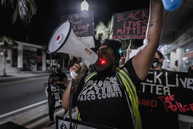 Photos from New Port Richey's Black Lives Matter march