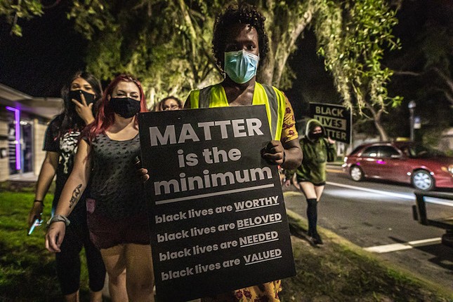 Photos from last weekend&#146;s Black Lives Matter march in New Port Richey
