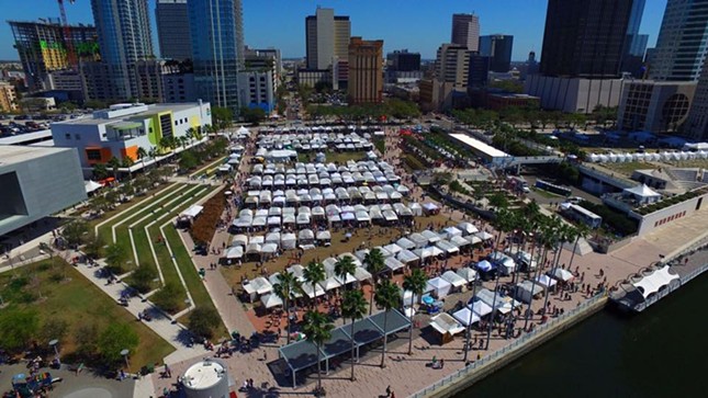 Buy some art at Gasparilla Festival of the Arts in Tampa&#146;s Curtis Hixon ParkDon&#146;t miss Tampa&#146;s premiere outdoor fine art festival.Sat. & Sun., Mar. 2-3
    Photo via the Facebook event page