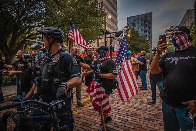 Tampa protesters say last night's rally ended with police violently detaining organizer