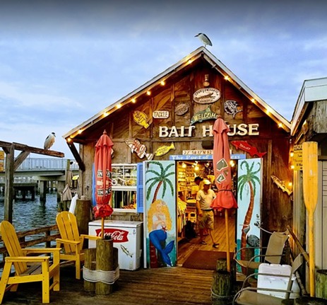 Bait House  

45 Causeway Blvd., Clearwater, 727-446-8134
After hanging 10 at Surf Style, enjoy some beach bites like spicy tuna nachos, buffalo shrimp, island fish tacos and more at the Bait House. Located off the Clearwater Beach roundabout, soak in the salty breeze on Bait House’s waterside deck seating and indulge on a local craft beer.
Photo via The Bait House/Website