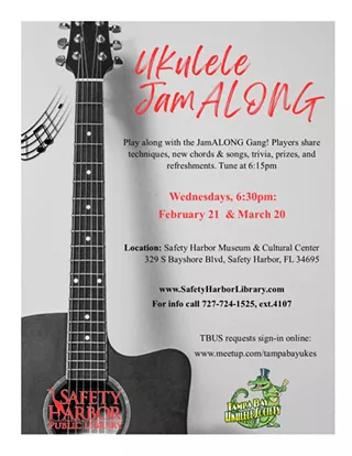 Ukulele JamAlong flyer