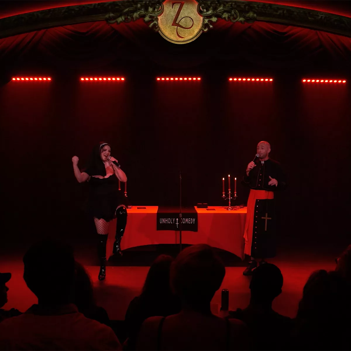 Unholy Comedy Show With Comedians Lauren Gray and Hugh Carey