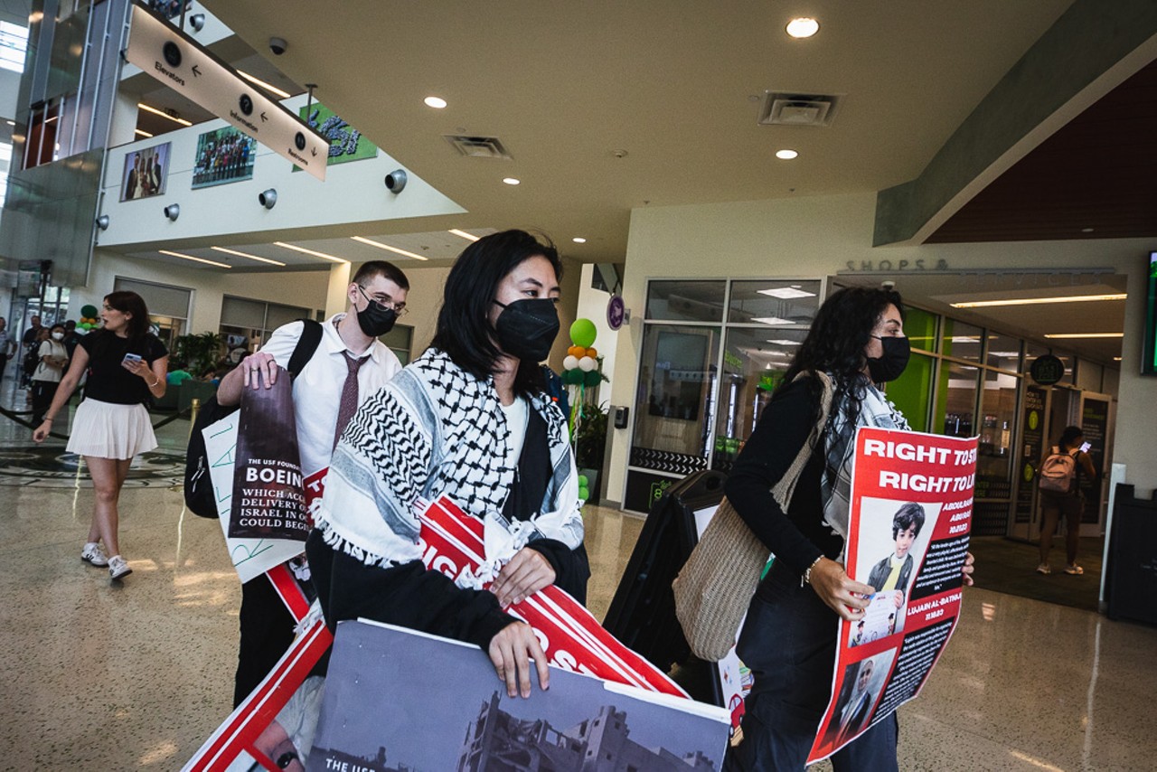 USF students denied entry at planned pro-Palestinian rally on Tampa campus