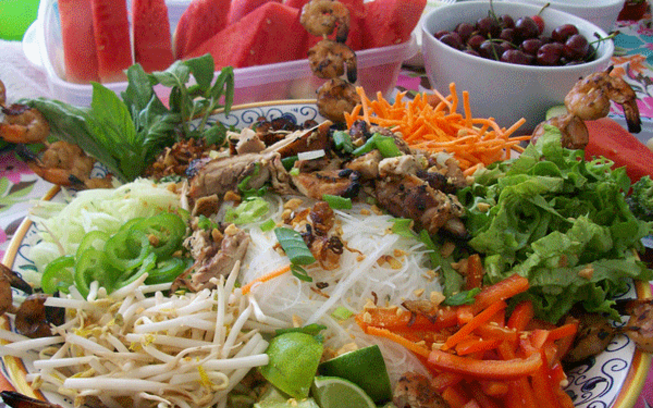 Vietnamese Noodle (Bun) Salad recipe