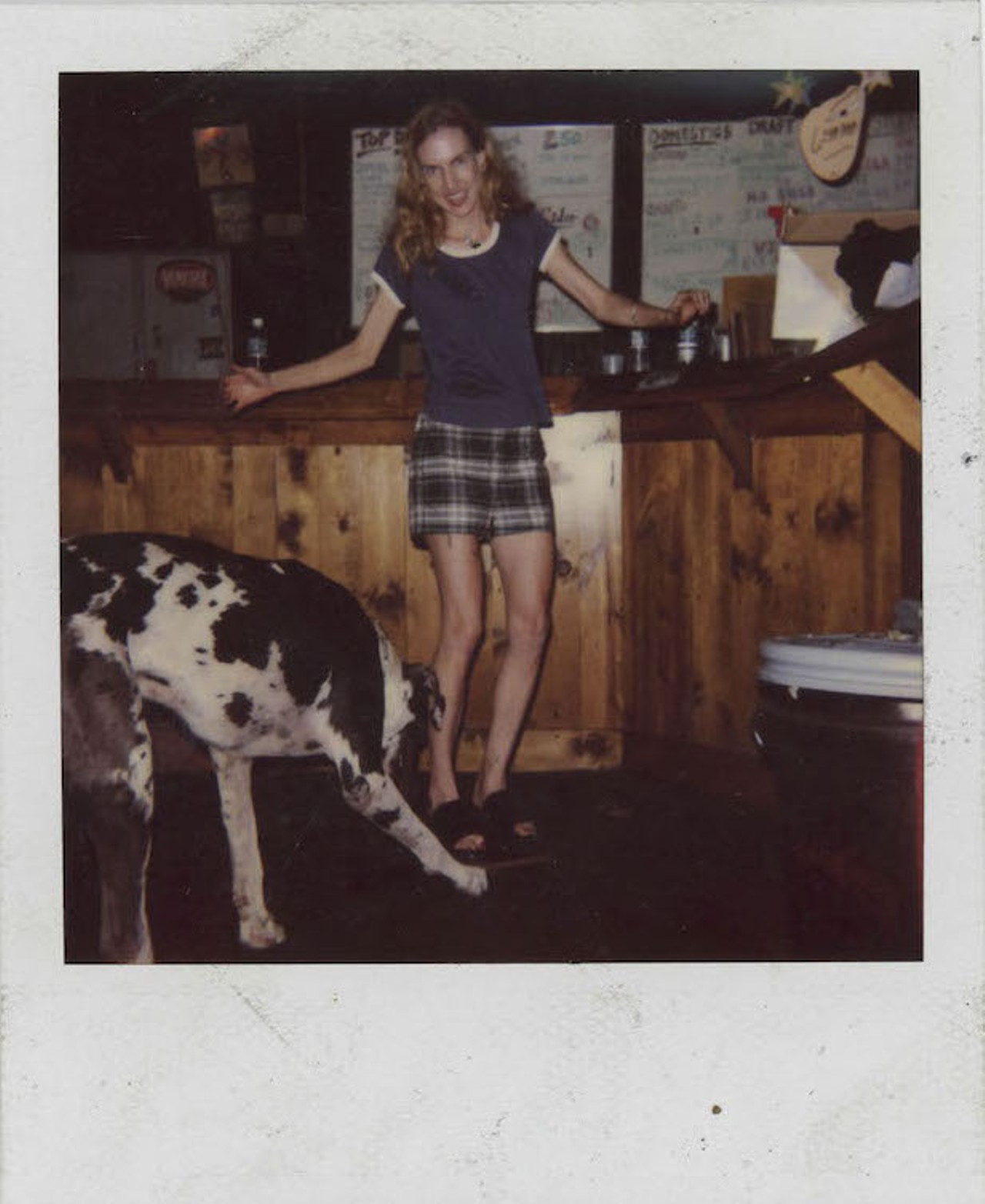 Vintage polaroids from Bill Bryson's book on legendary Gainesville rock club Covered Dish