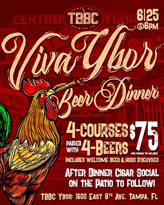 Image: VIVA Ybor Beer Dinner