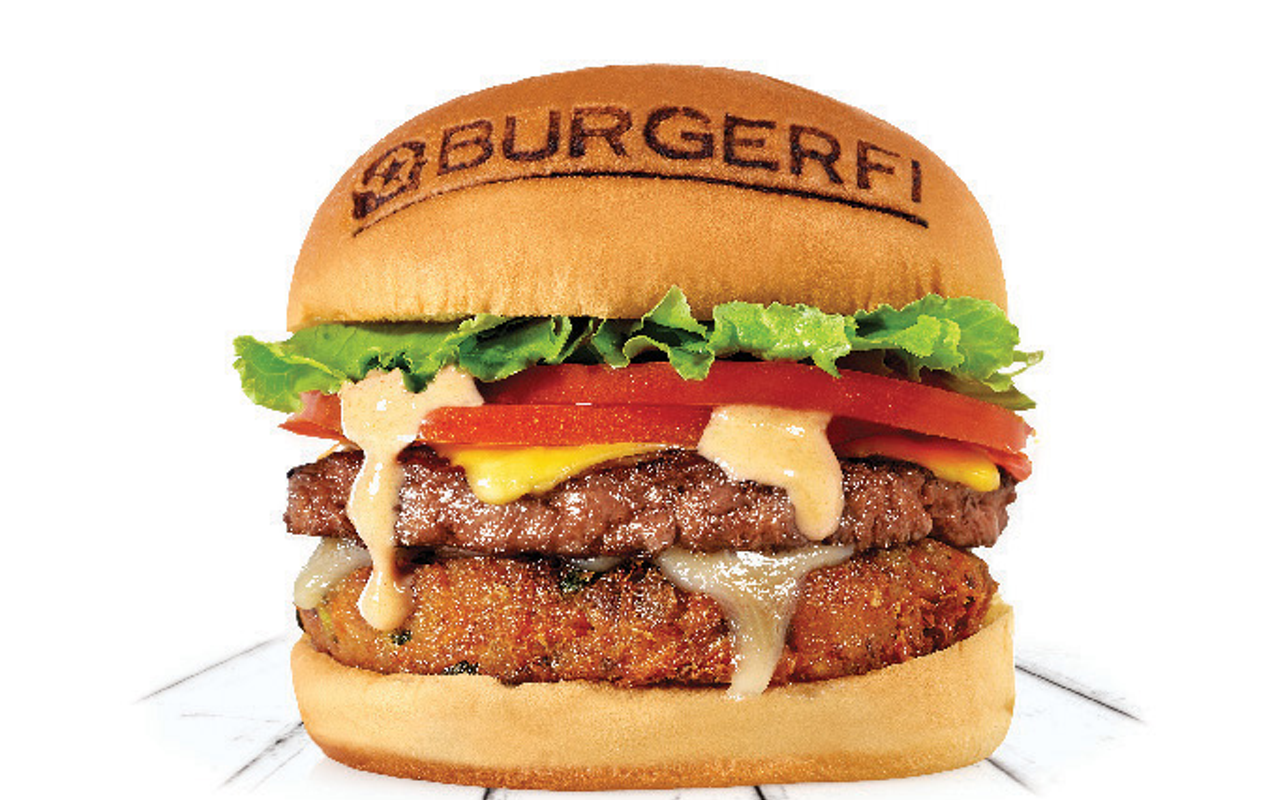BurgerFi's Conflicted Burger may sum up the presidential election for some voters.