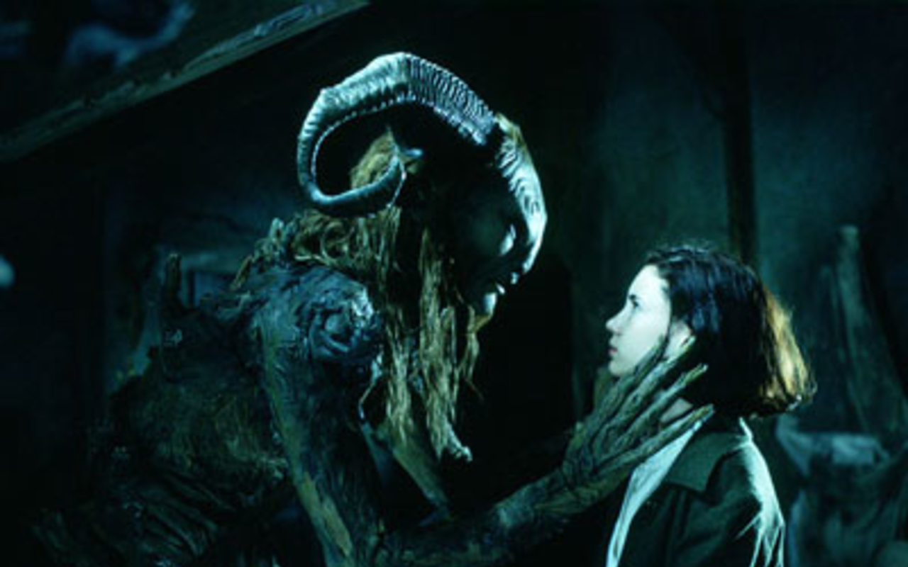 A TOUCHING MOMENT: A young girl is confronted by a mythical creature in Pan's Labyrinth.