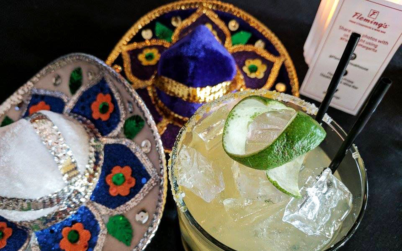 Starting Thursday, Fleming's featured $100 margarita is available through Saturday.