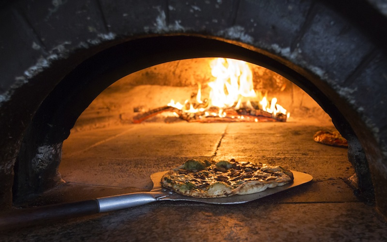FIRED UP: The wild mushroom pizza at Bernini is wood-fired to perfection.
CHIP WEINER
