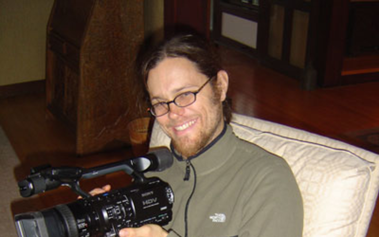 Brad Will, camera in hand