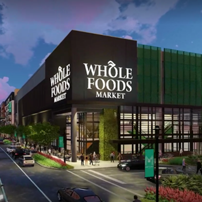 Renderings for the Midtown Tampa's Whole Foods at 3740 Midtown Dr.