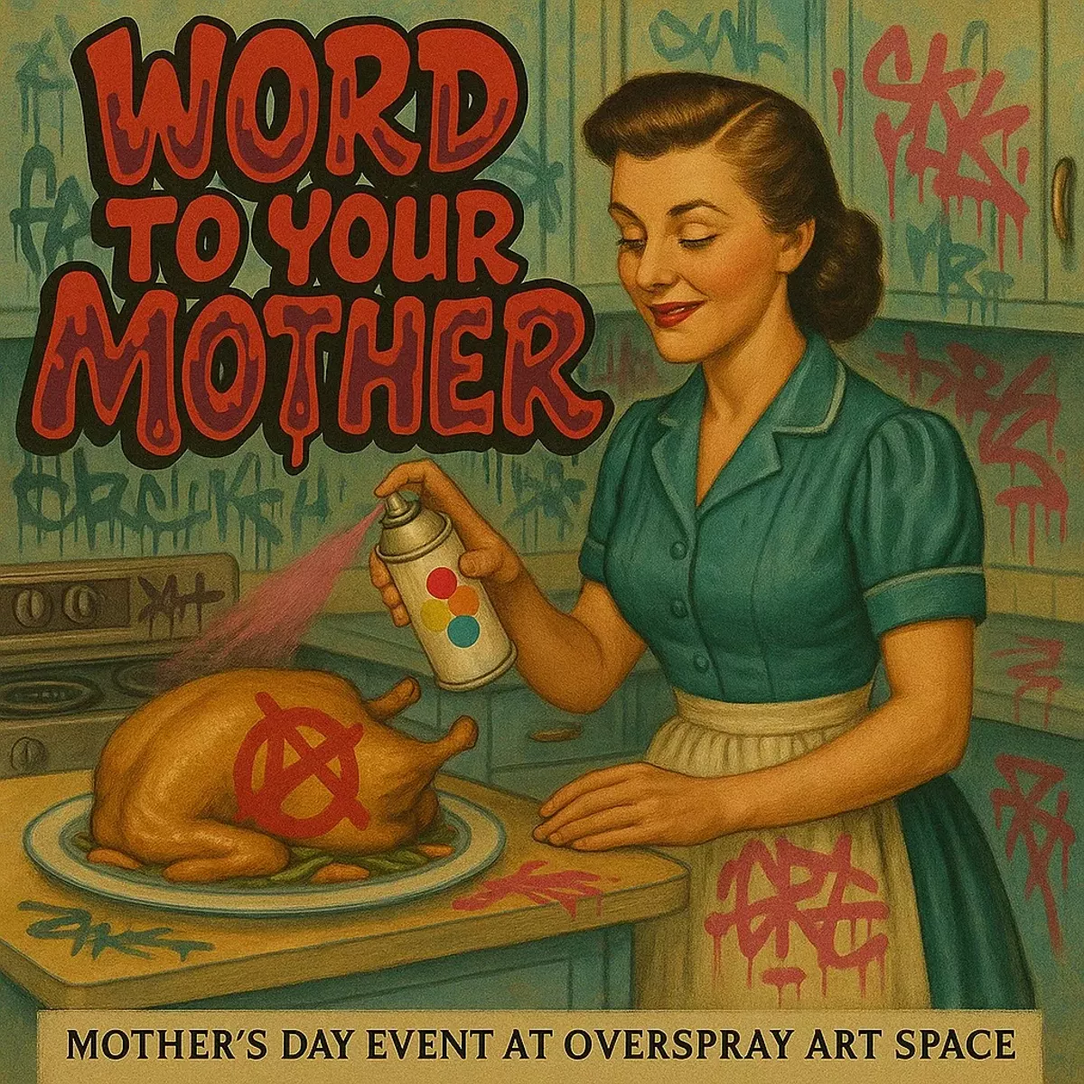 Word To Your Mother Spray Paint Experience