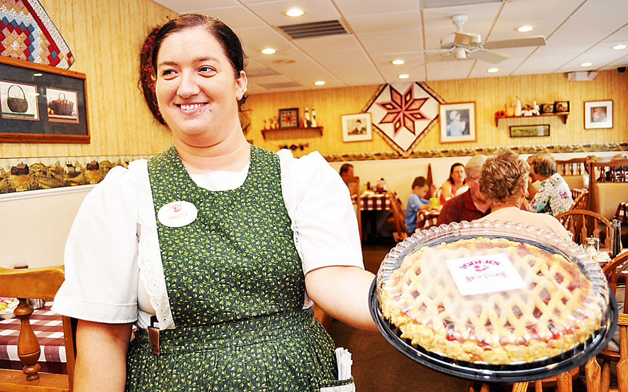 FRESH SLICE: Yoder’s Restaurant in Sarasota makes over 130 pies from scratch every day.