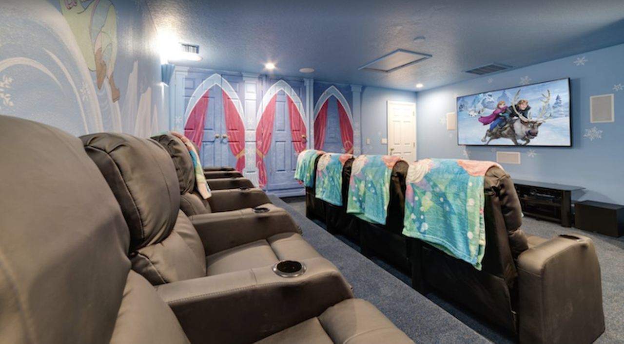 You can now rent this massive Frozen-themed Florida mansion