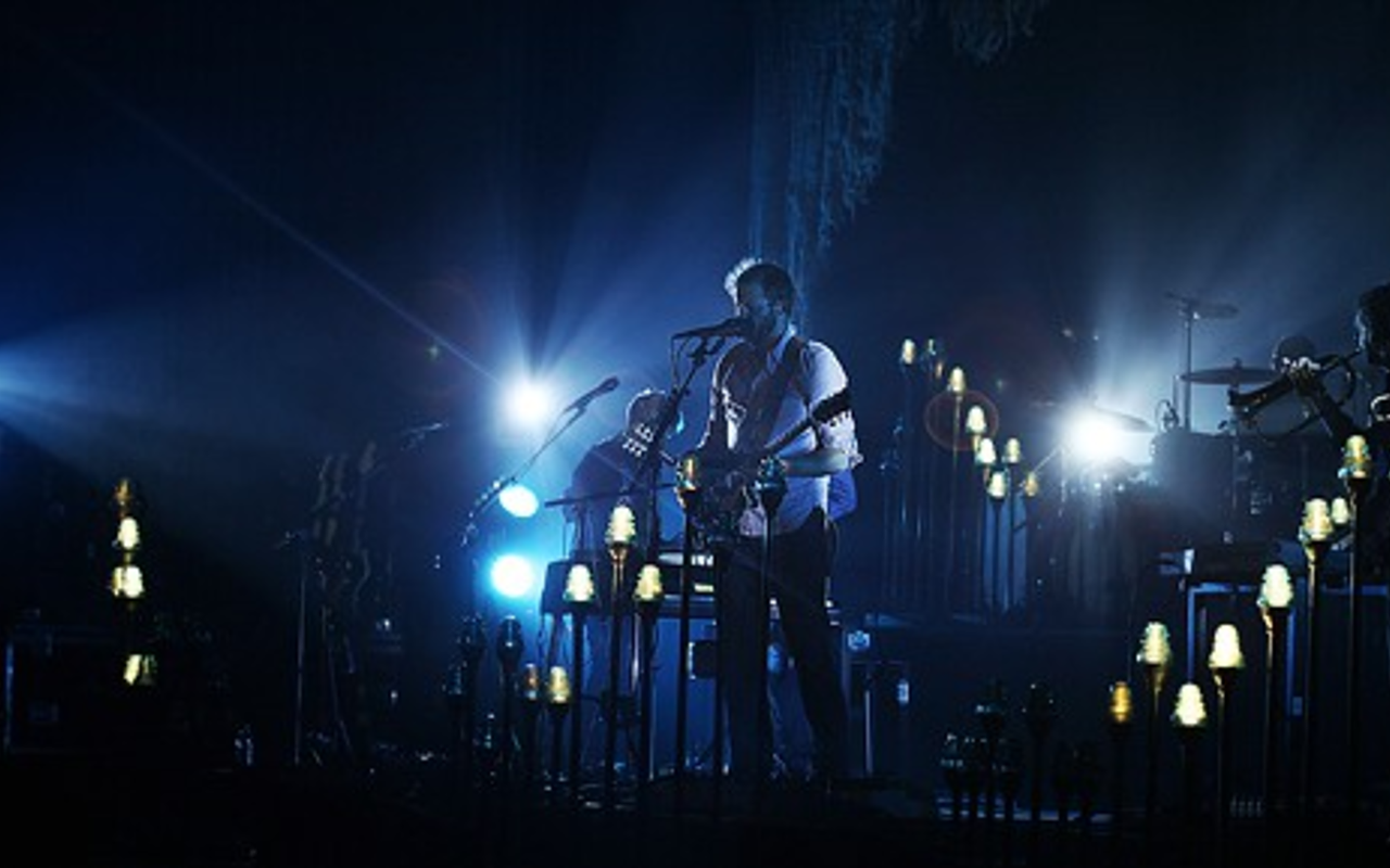 Bon Iver plays the Straz Center in Tampa, Florida on June 7, 2014.