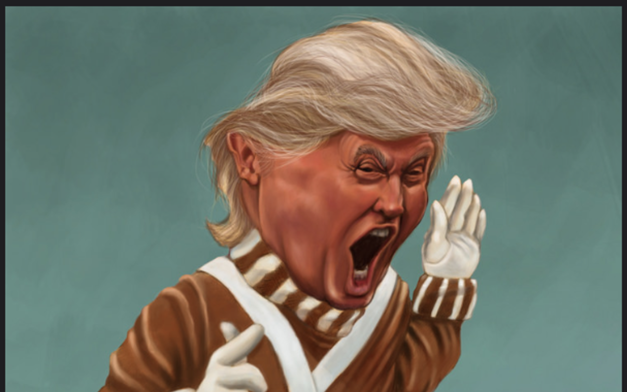 Ever notice how you don't see Donald Trump and Oompa Loompas in the same place at the same time?